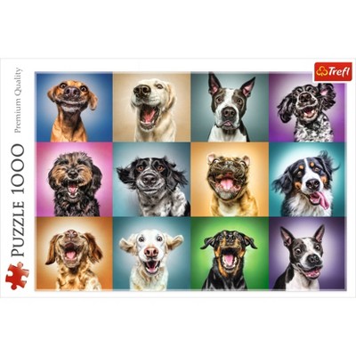 1000 Piece Jigsaw Puzzle, Dog Nose Funny Dog Portraits, Pets Puzzle