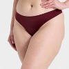 Women's Luxury Collection Bonded Invisible Edge Thong Underwear - Auden™ - 4 of 4