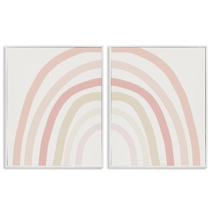 Stupell Industries Children's Soft Pastel Rainbow Shape, 16" x 20" - 1 of 4