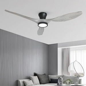 TALOYA 52 inch Indoor Ceiling Fan with Light and Remote (3-Blade),Reversible DC Motor,3 CCT Light,White Oak - 1 of 4