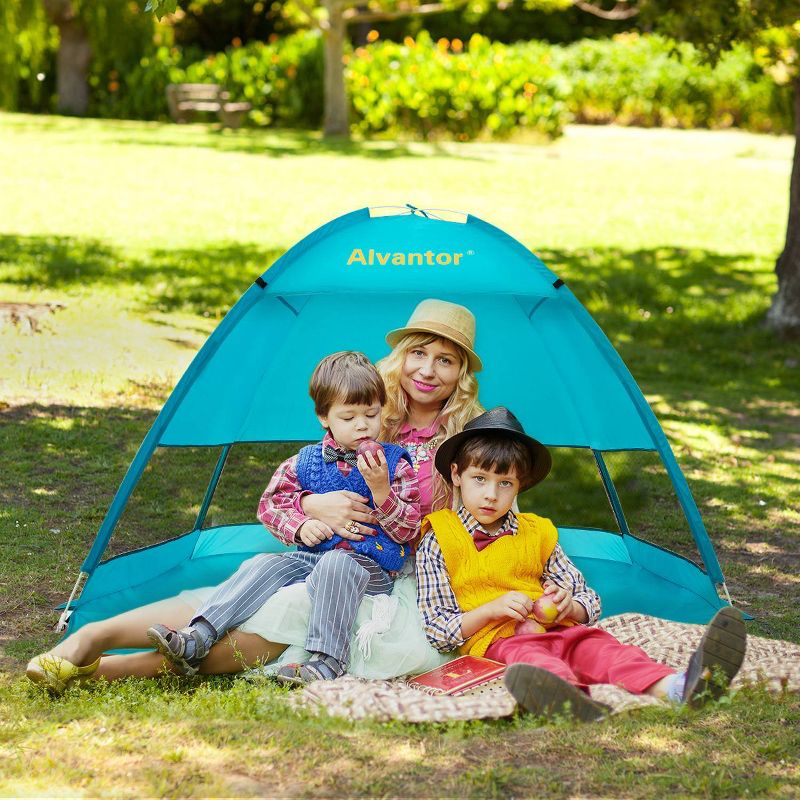 Alvantor Outdoor Instant Pop Up  Sun Shade Canopy 2 People  Beach Shelter Tent Turquoise, 3 of 11