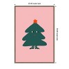Amanti Art Christmas Tree by Maren Gross Canvas Wall Art Print Framed 23-in. W x 33-in. H. - 3 of 4
