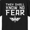 Warhammer 40000 Know No Fear Front and Back Men's Black Graphic Tee - 4 of 4