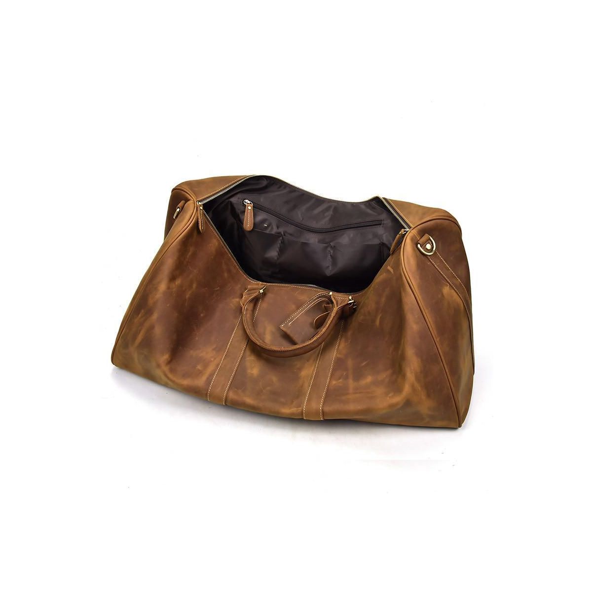 The Bjarke Weekender | Handcrafted Leather Duffle Bag - thumbnail 2