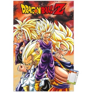 Trends International Dragon Ball Z - Saiyans Unframed Wall Poster Prints - 1 of 4