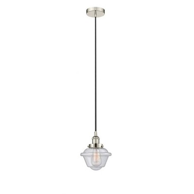 Oxford - 1 Light Mini Pendant In Traditional Style-9.5 Inches Tall and 7.5 Inches Wide
