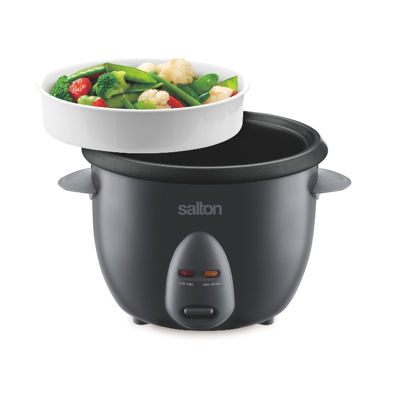 Salton Automatic Rice Cooker & Steamer - 10 Cup, 4 of 8