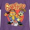 Girls' - Garfield - Garf And Odie Logo Fitted Short Sleeve Graphic T-Shirt - 2 of 4