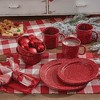 Park Designs Granite Red Enamelware Bowl Set of 4 - image 3 of 4