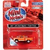 1976 Chevrolet Stepside Pickup Truck Tangier Orange with White Stripes 1/87 (HO) Scale Model Car by Classic Metal Works - 3 of 3