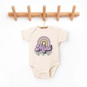 The Juniper Shop Mini Rainbow Flowers Baby Bodysuit - 1 of 2