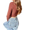 Women's One Sided Crop Top - CRESCENT - 2 of 3
