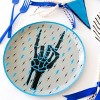 Jollity & Co. - Rock On Skeleton Dinner Plates - Pack of 8 Paper Plates - 3 of 3