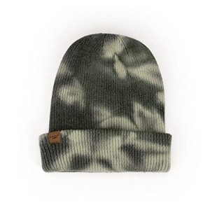 Britt's Knits Womens Mantra Soft Winter Tie Dye Knit Warm Cuffed Skull Beanie Hat Cap - 1 of 3