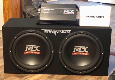 Mtx Tnp212d2 12-inch 400-watt Rms Dual Loaded 1200-watt Car Subwoofer ...