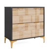 Resenkos Filing Stroage Cabinets,File Stroage Cabinet, 2-Drawer File Cabinet, Modern Filing Cabinet with Adjustable Hanging Bar,Brown - 4 of 4