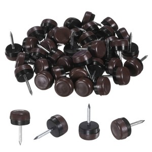Unique Bargains Nail-on Furniture Sliders Chair Leg Protectors 40 Pcs - 1 of 4