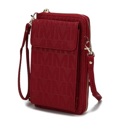 MKF Collection Caddy Vegan Leather Women’s Phone Wallet Crossbody Bag by Mia K