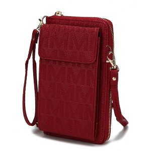 MKF Collection Caddy Vegan Leather Women’s Phone Wallet Crossbody Bag by Mia K - 1 of 4
