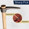 Kings County Tools 16in Hand Pick Axe Mattock Hoe - 2 of 4