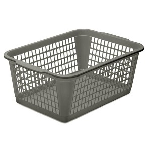 YBM HOME Plastic Perforated Storage Basket Bin Office Drawer, Shelf Desktop CountertopTray Organizer 32-1184 - 1 of 2