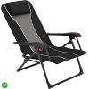 Backpack Folding Chaise Lounge Chair Folding Beach Chair for Adults Adjustable Back Portable Outdoor - 2 of 4