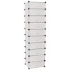 vidaXL Shoe Organizer White Plastic panels, Steel frames Shoe Organizer - 2 of 4