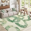 Modern Abstract Stripe Area Rugs for Living Room Ultra Soft Thin Low Pile Washable Carpet Indoor Non Slip Carpet Office Home Decor - 3 of 4