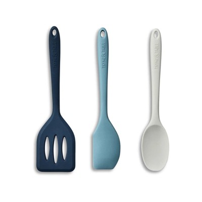 LunaLulinlk Silicone Mini Kitchen Utensil Set, 3-Piece