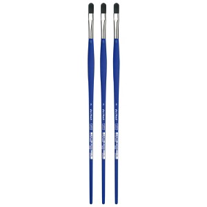 da Vinci FORTE-Acrylics Student Brush, Synthetic, Acrylic & Oil, Filbert, Series 8650, Size 8, Pack of 3 - 1 of 3