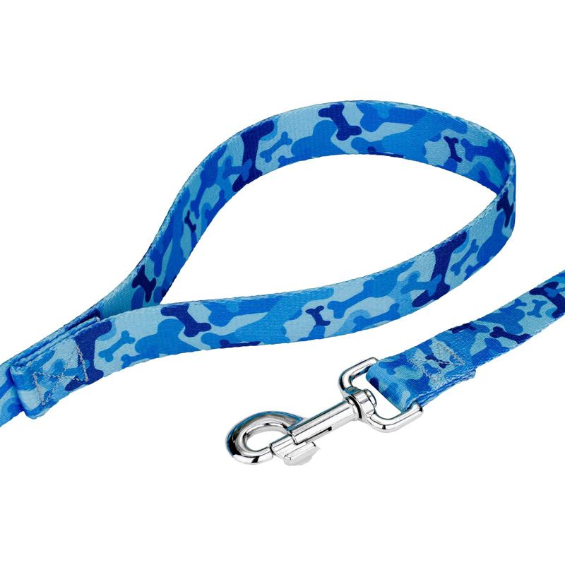 Country Brook Petz Blue Bone Camo Martingale Dog Collar and Leash (1 Inch, Medium), 5 of 8