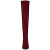 Allegra K Women's Stiletto Heels Back Bow Over the Knee Thigh High Boots - 3 of 4