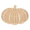 Saro Lifestyle Fall Harvest Rattan Pumpkin Placemat (Set of 4) - 2 of 4