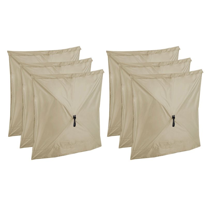 Clam Quick Set Screen Hub Tan Fabric Wind & Sun Panels Accessory Only (6 Pack), 1 of 7