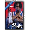 Trends International NBA Philadelphia 76ers - Tyrese Maxey 24 Framed Wall Poster Prints - 3 of 4