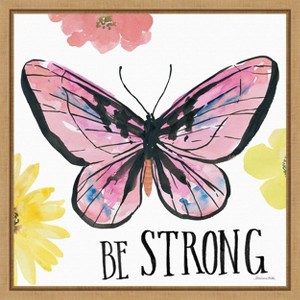 Amanti Art Beautiful Butterfly I by Sara Zieve Miller Canvas Wall Art Print Framed 16-in. x 16-in. - 1 of 4