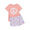 Lands' End Kids Short Sleeve Tee and Shorts Pajama Set - 2 of 3