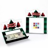 Big Dot of Happiness Plaid Teacher Appreciation - Holiday and Christmas Gifts Money And Gift Card Holders - Set of 8 - 2 of 4