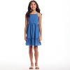 Andy & Evan  Kids  Blue Swiss Dot Dress - 4 of 4