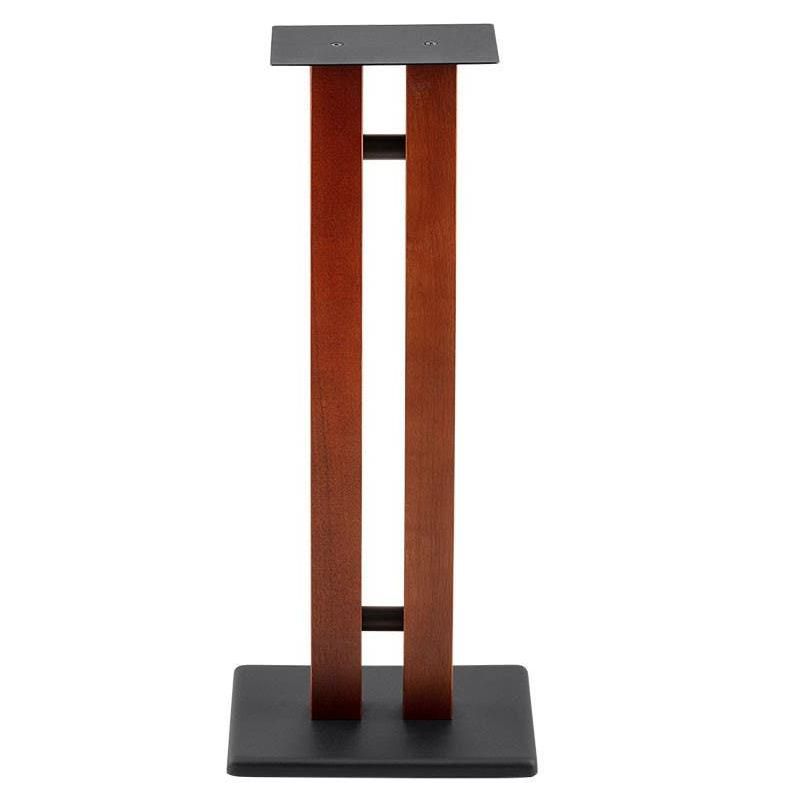 Monolith Speaker Stands - 28 Inch, Cherry (Each), 50lbs Capacity, Adjustable Spikes, Sturdy Construction, Ideal For Home Theater Speakers, 3 of 7