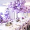 PartyWoo Balloons Pearl Light Purple 12 Inch 50 pcs - 3 of 4