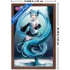 Trends International Hatsune Miku - Moonlight Elegance Framed Wall Poster Prints - 3 of 4