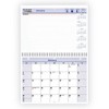 QuickNotes Desk/Wall Calendar, 3-Hole Punched, 11 x 8, White/Blue/Yellow Sheets, 12-Month (Jan to Dec): 2025 - 2 of 4