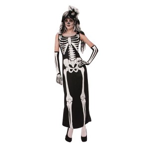 Forum Novelties Skeleton Dress Adult Costume - 1 of 4