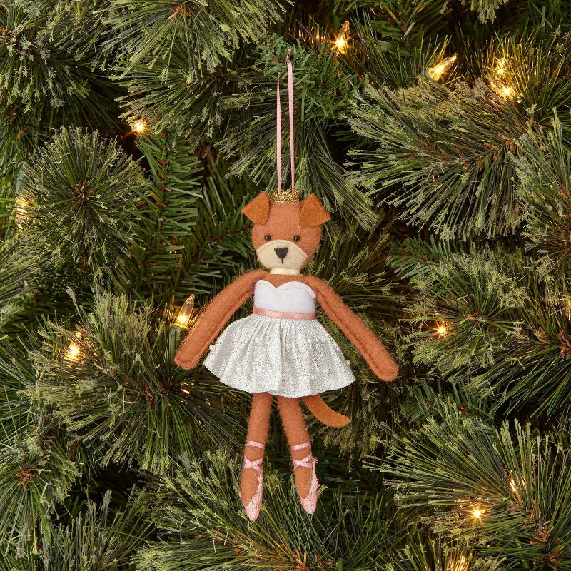 Dog Ballerina with Silver Dress Christmas Tree Ornament - Wondershop&#8482;, 2 of 3