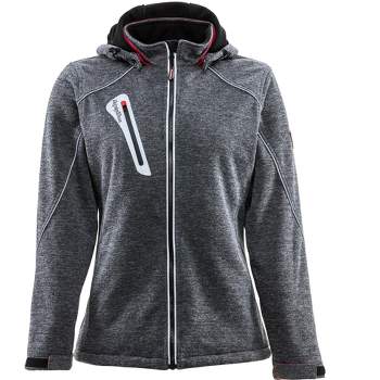 RefrigiWear Women's Fleece Lined Extreme Sweater Jacket with Removable Hood