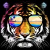 Men's Design By Humans Summer Tiger By clingcling T-Shirt - 2 of 2