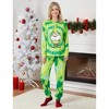 PATPAT Christmas Family Pajama Set: Christmas Tie-Dye Print Pajamas with Christmas Plaid Socks - 2 of 4