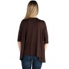 Maternity Elbow Length Sleeve Open Cardigan - 24seven Comfort Apparel™ - 3 of 3