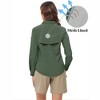 Women's UPF 50+ UV Sun Protection Safari Shirt Back Mesh-Lined Long Sleeve Button Down Fishing Shirts Hiking Shirts Travel Shirts for Women - 2 of 4